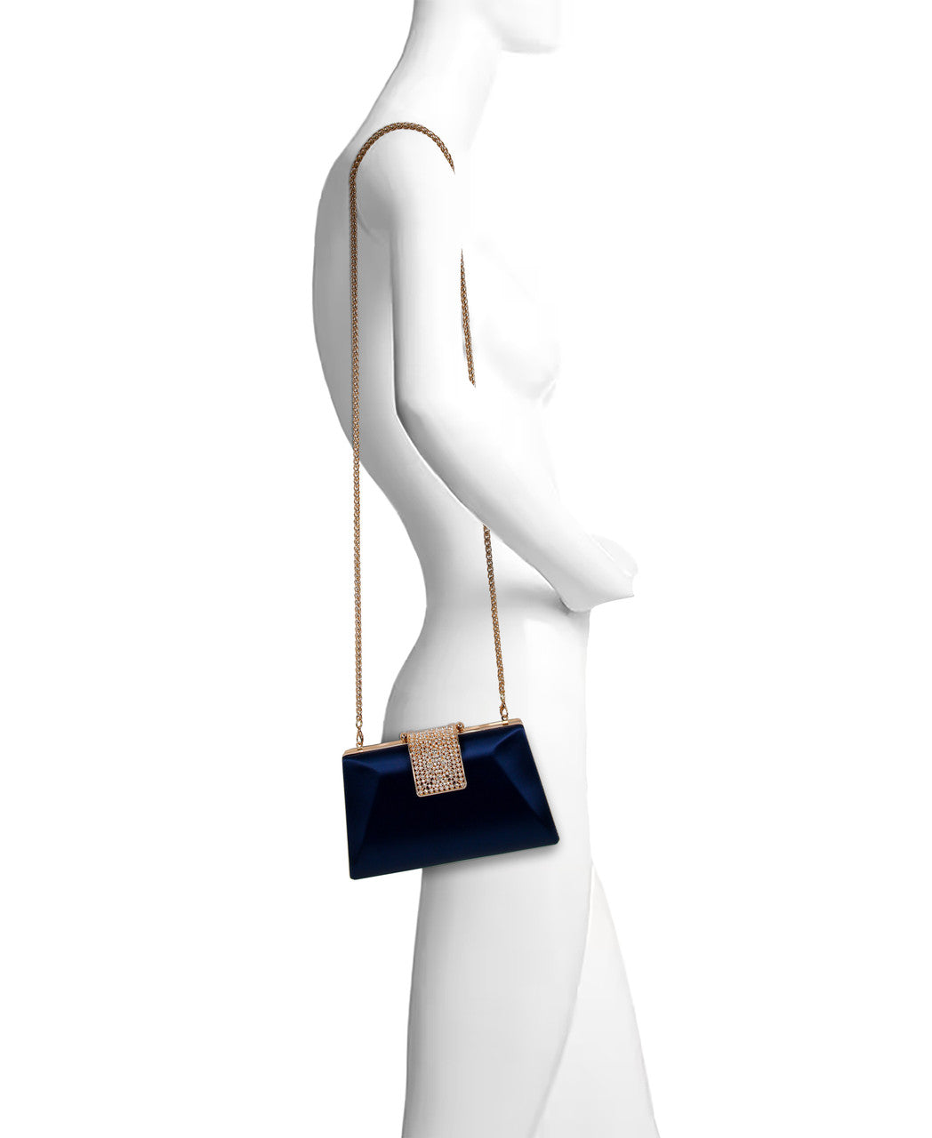 badgley-mischka-amira-minaudiere-clutch-navy-satin image 5