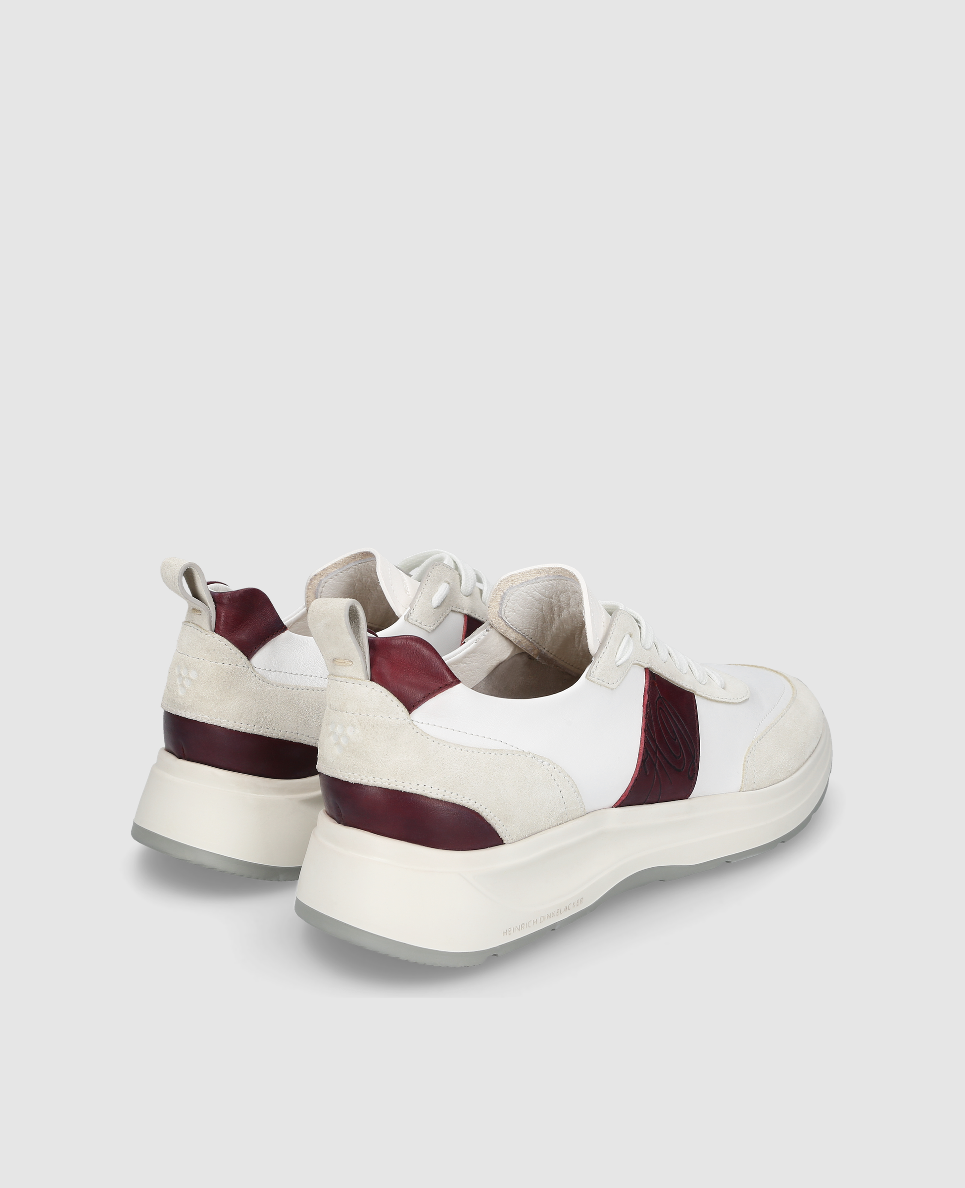 heinrich-dinkelacker-toronto-sneaker-cl-wei-bordo-kalbsleder image 4