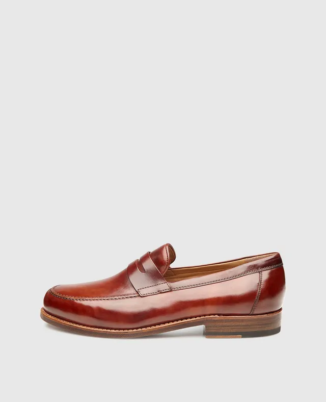 heinrich-dinkelacker-wien-plain-tc-penny-loafer-whiskey image 1