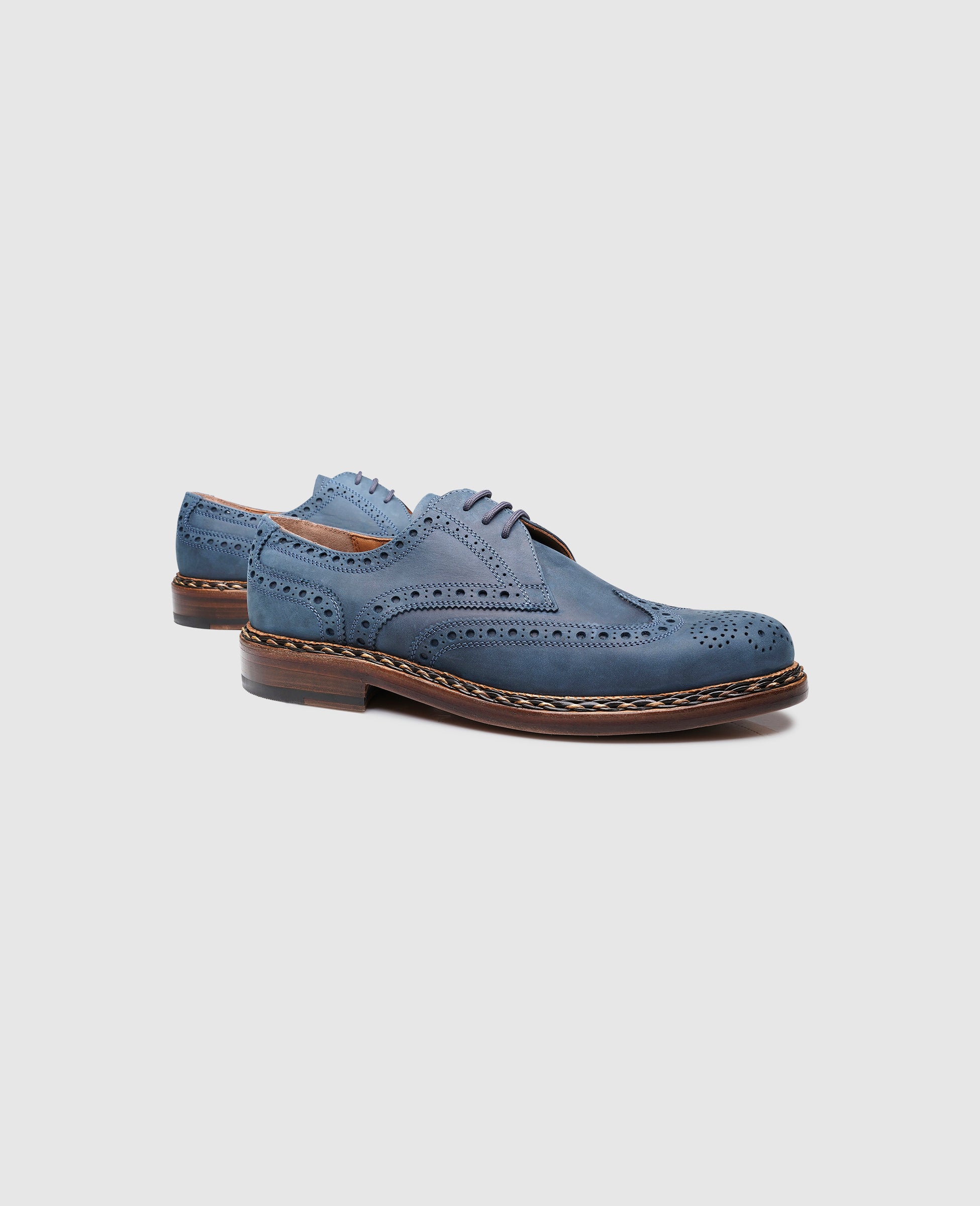 heinrich-dinkelacker-buda-full-brogue-j-herrenschuh-blau-nubuk image 7