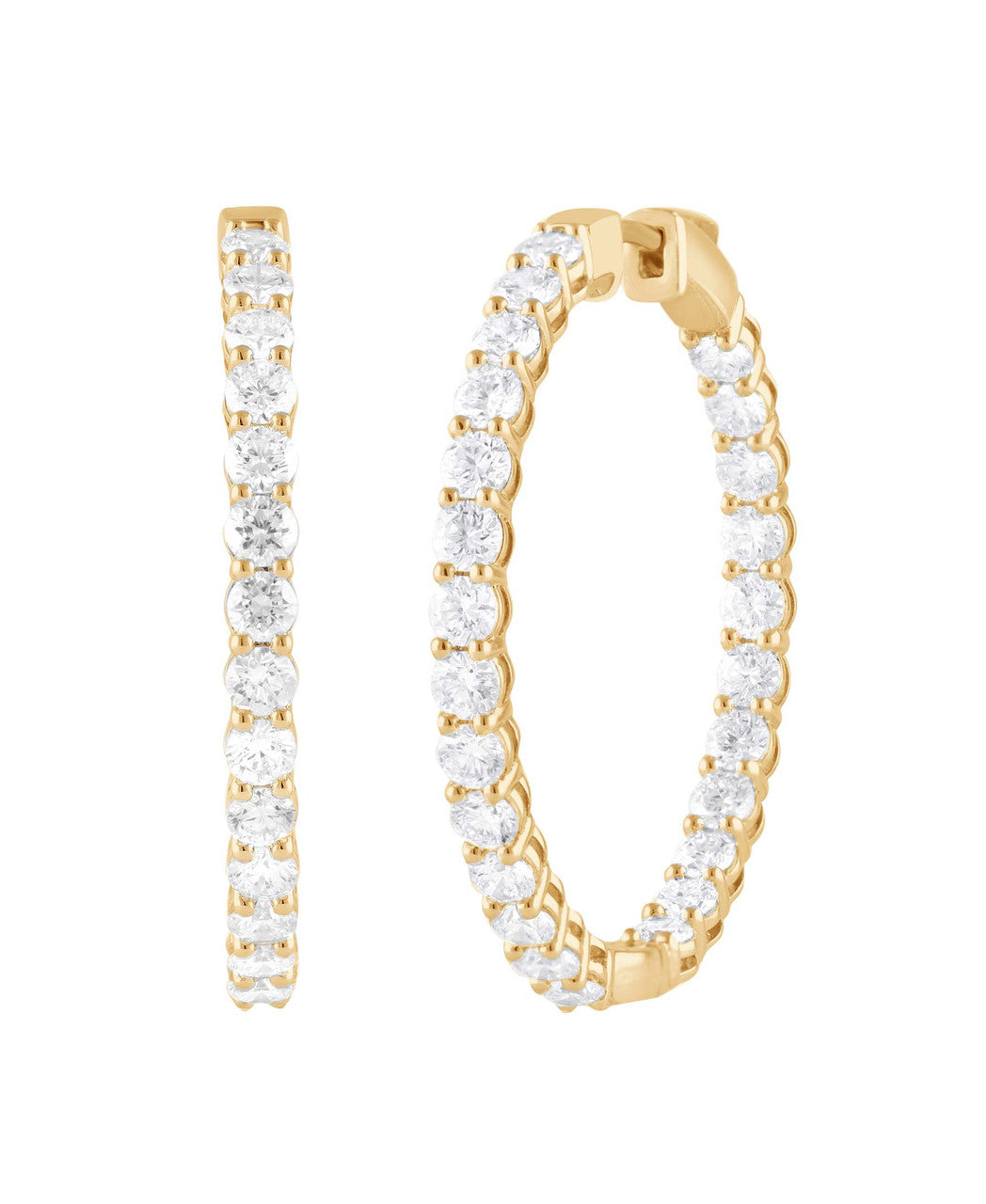 badgley-mischka-in-out-diamant-creolen-14k-wei-gold-34-mm image 8