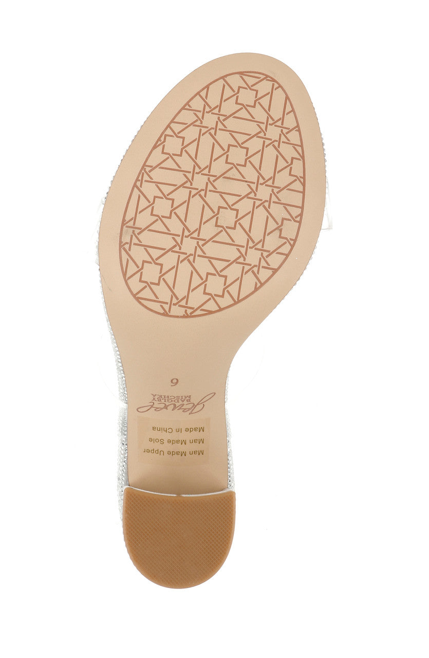 badgley-mischka-lucero-pantoletten-clear-blockabsatz-90mm image 6