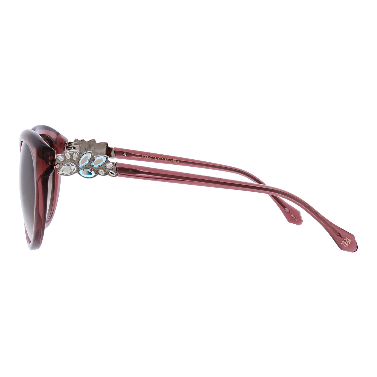 badgley-mischka-perrine-sonnenbrille-indigo-rund image 5