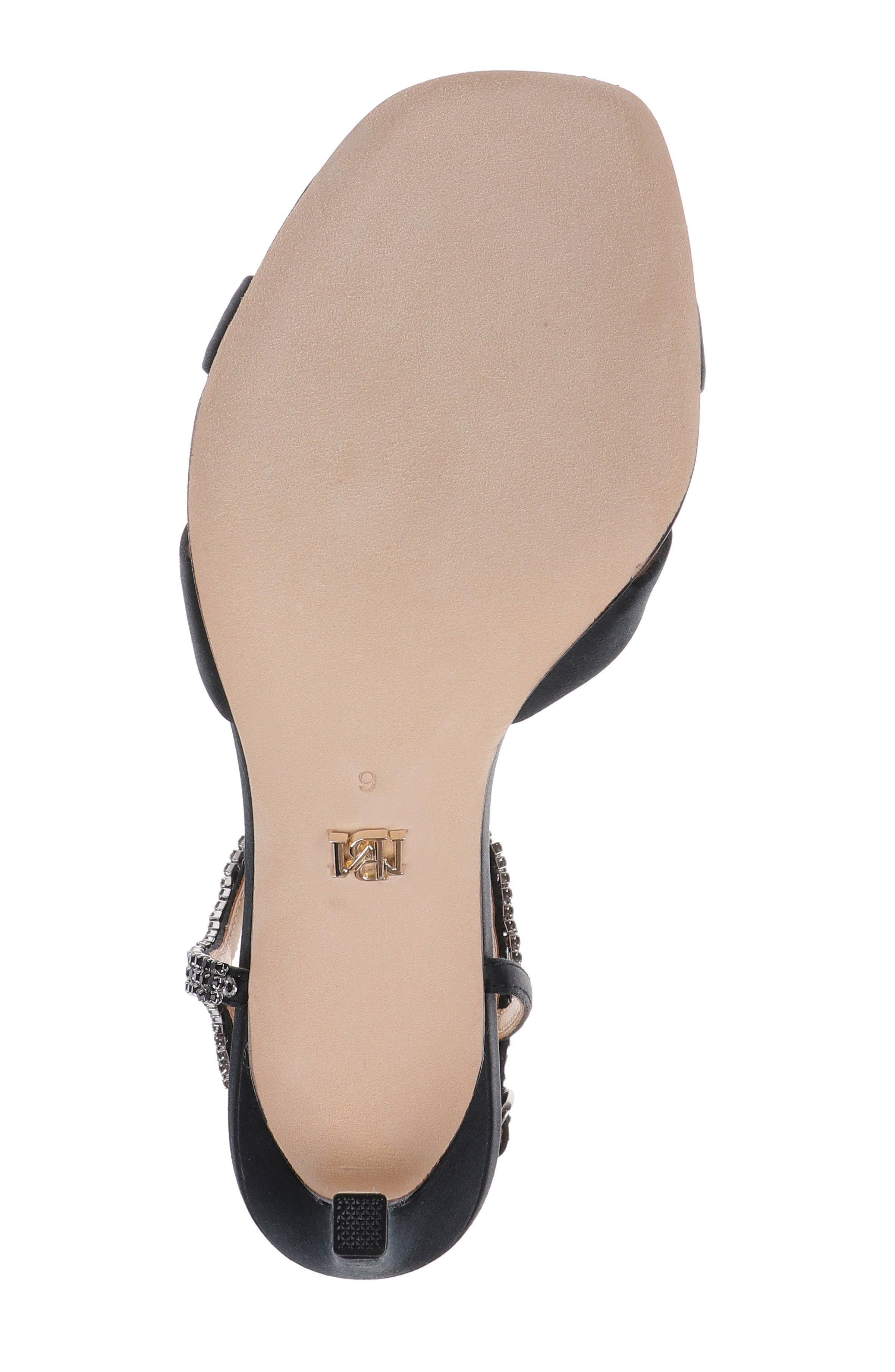 badgley-mischka-reagan-sandale-black-satin-kristall-stiletto image 6