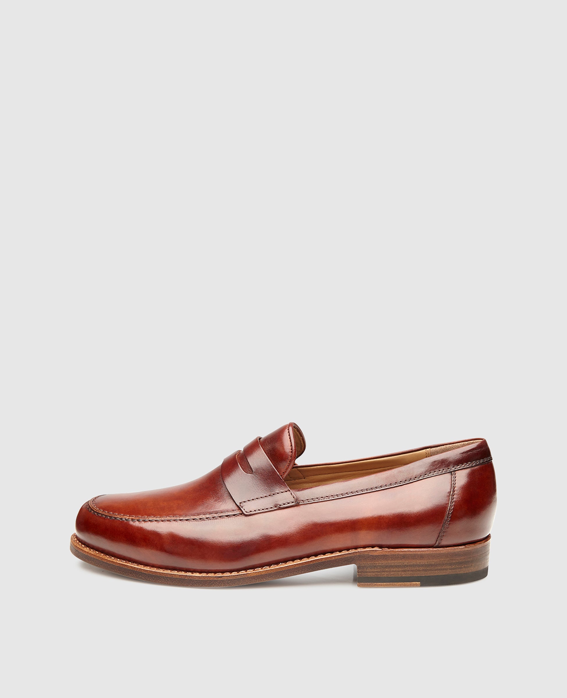 heinrich-dinkelacker-wien-plain-tc-penny-loafer-whiskey image 1