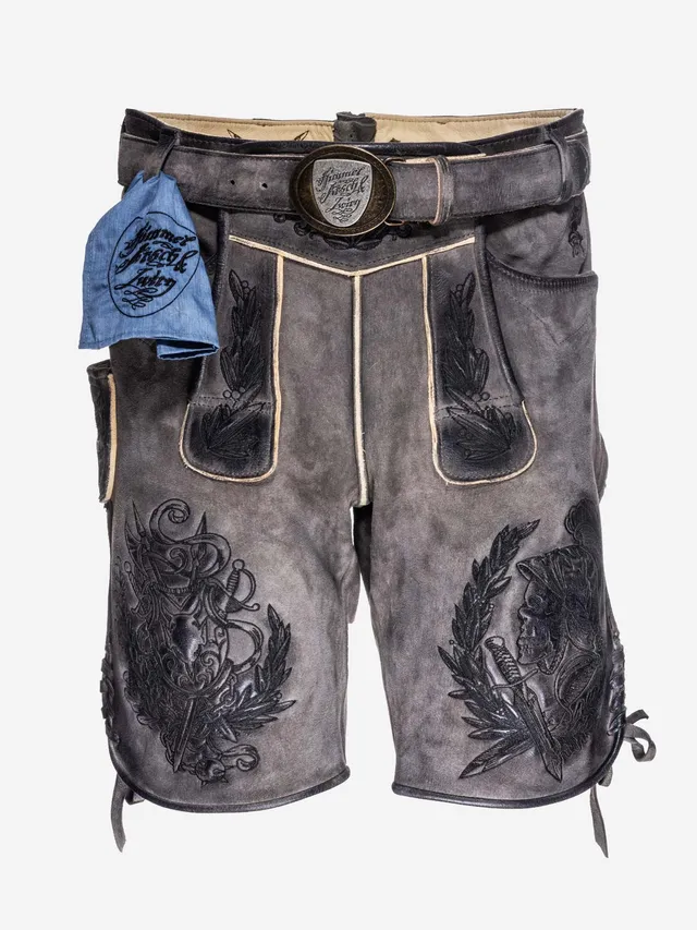 himmel-arsch-zwirn-k-nig-watzmann-lederhose-herren-mit-g-rtel image 1