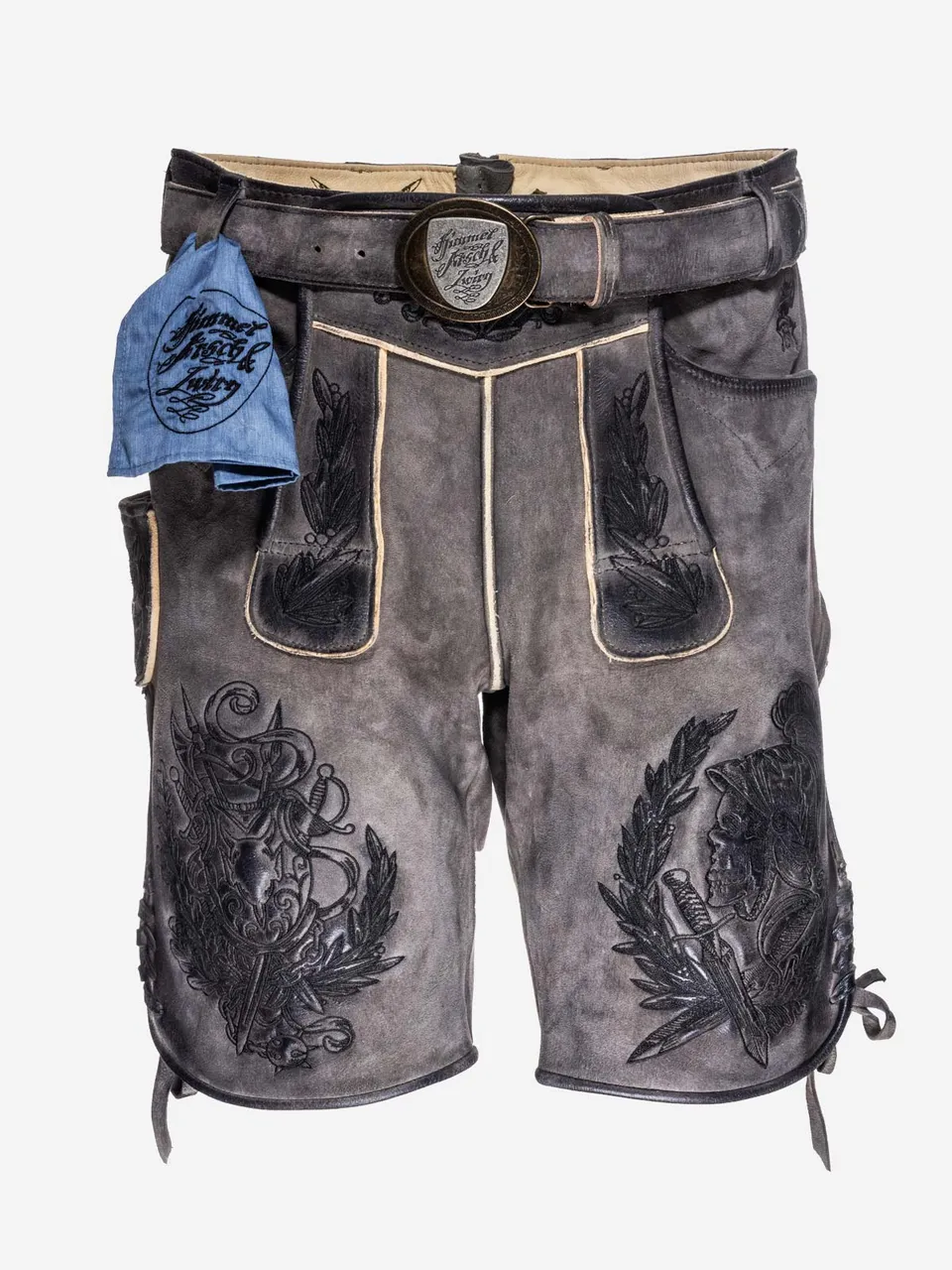 himmel-arsch-zwirn-k-nig-watzmann-lederhose-herren-mit-g-rtel image 1