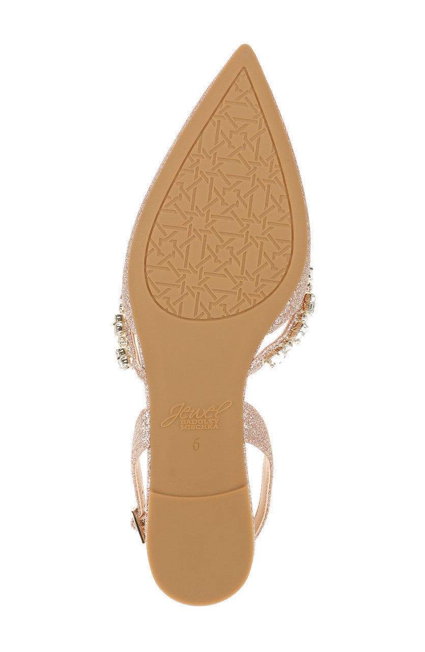 badgley-mischka-camden-flats-champagne-satin image 7