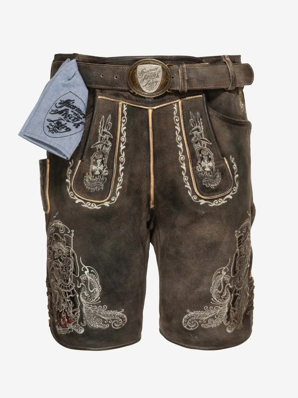 himmel-arsch-zwirn-sankt-florian-lederhose-wildbock-mit-g-rtel image 1