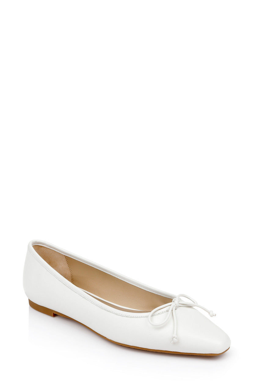 badgley-mischka-cam-flats-wei-leder-mit-schleife image 7