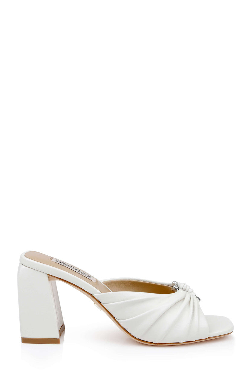 badgley-mischka-vayla-mule-wei-leder-blockabsatz-7-5cm image 2