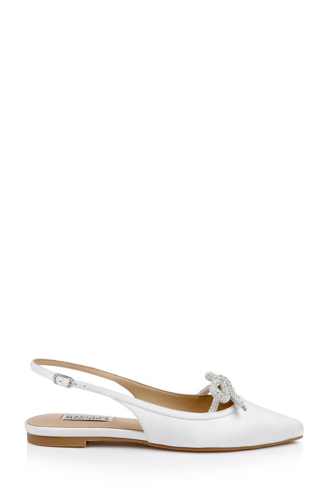 badgley-mischka-genesis-ballerinas-schwarz-satin-schleife image 2