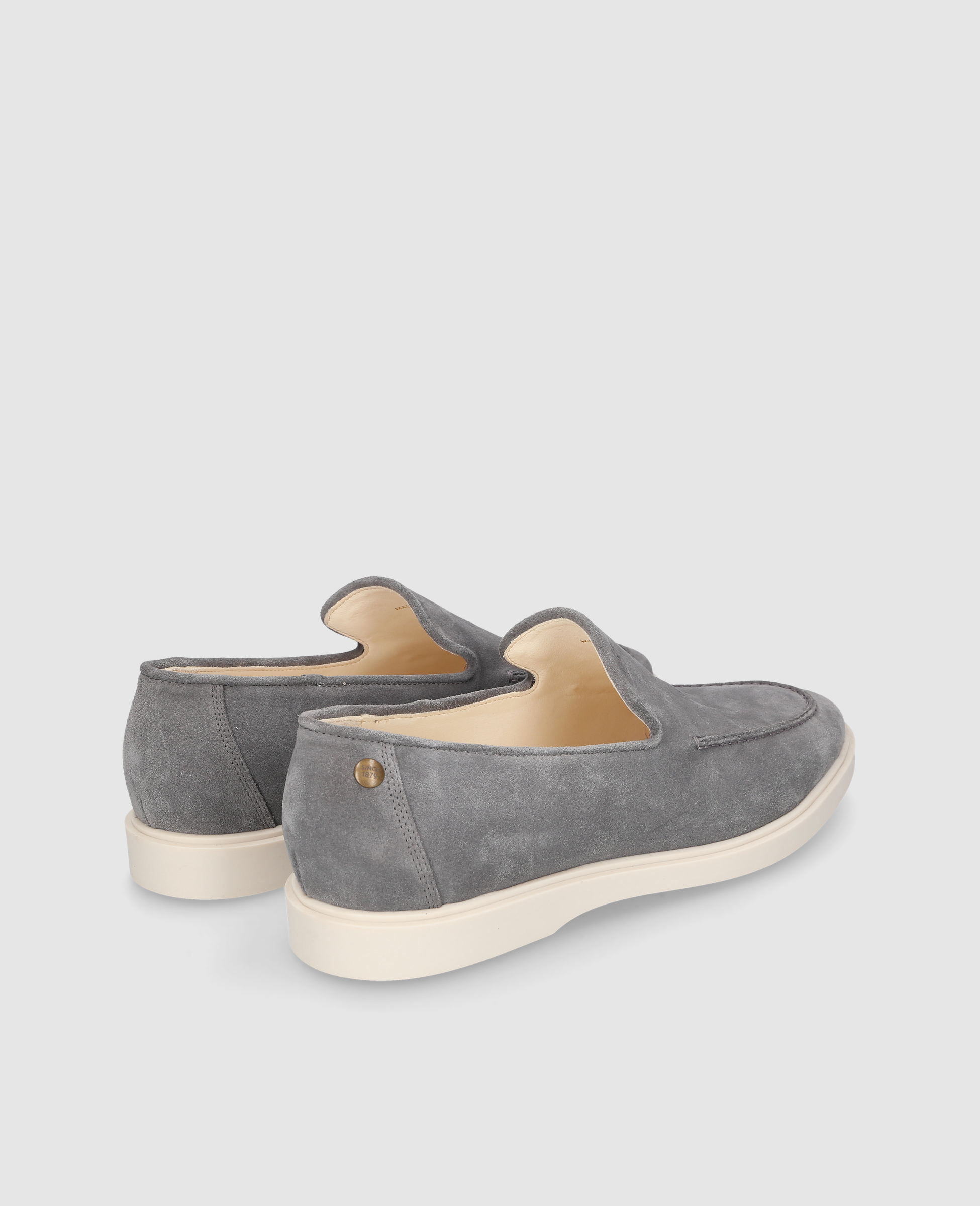 heinrich-dinkelacker-genua-plain-v-loafer-grau-kalbsvelours image 4