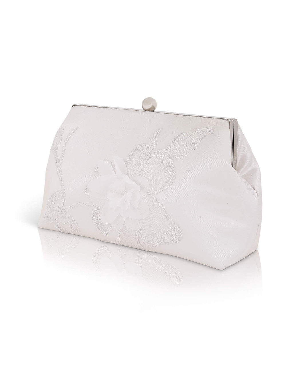 badgley-mischka-lila-pouch-clutch-abendtasche-ivory-blumen image 2