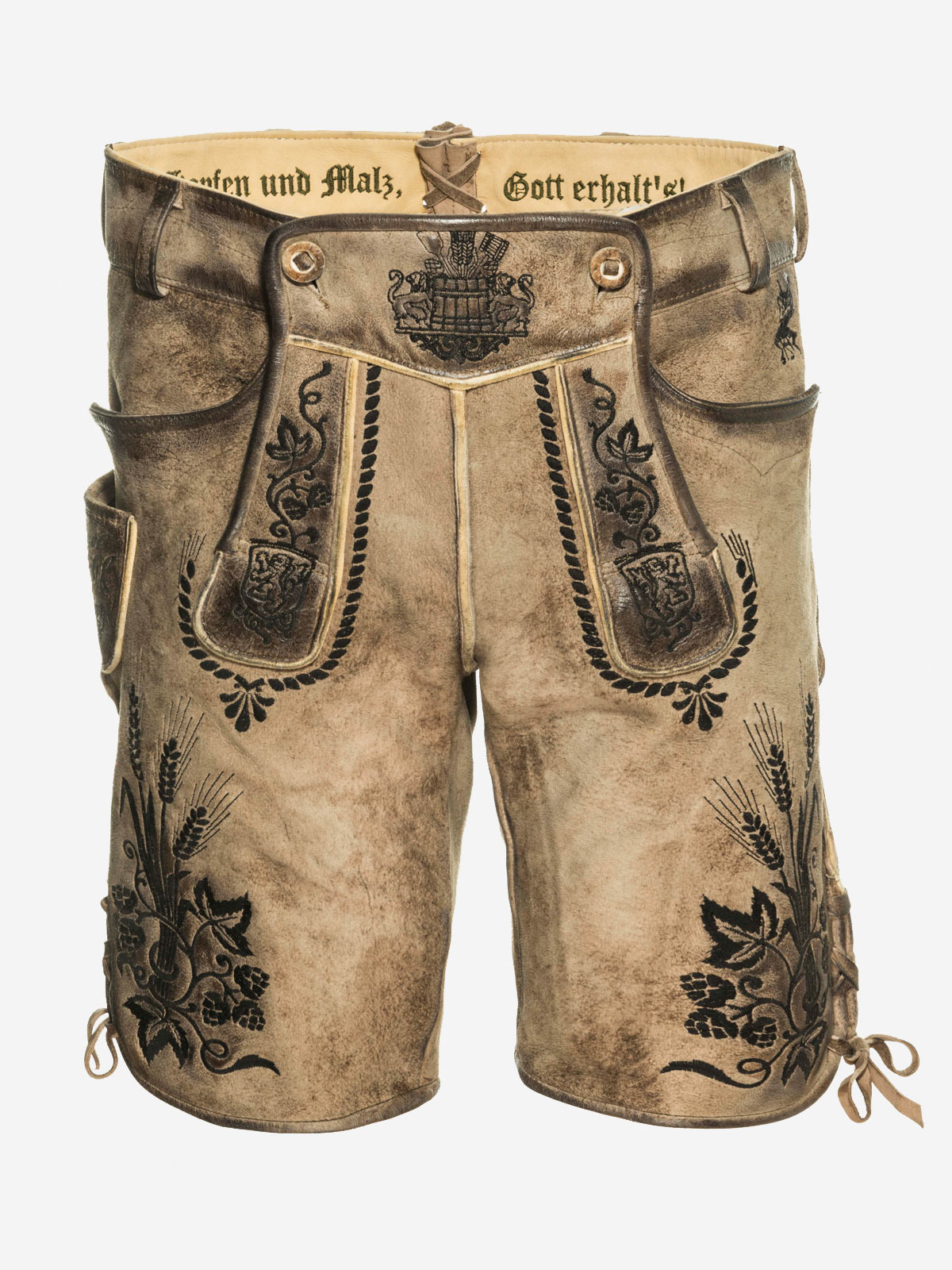 himmel-arsch-zwirn-braumeister-lederhose-wildbock-mit-g-rtel image 2