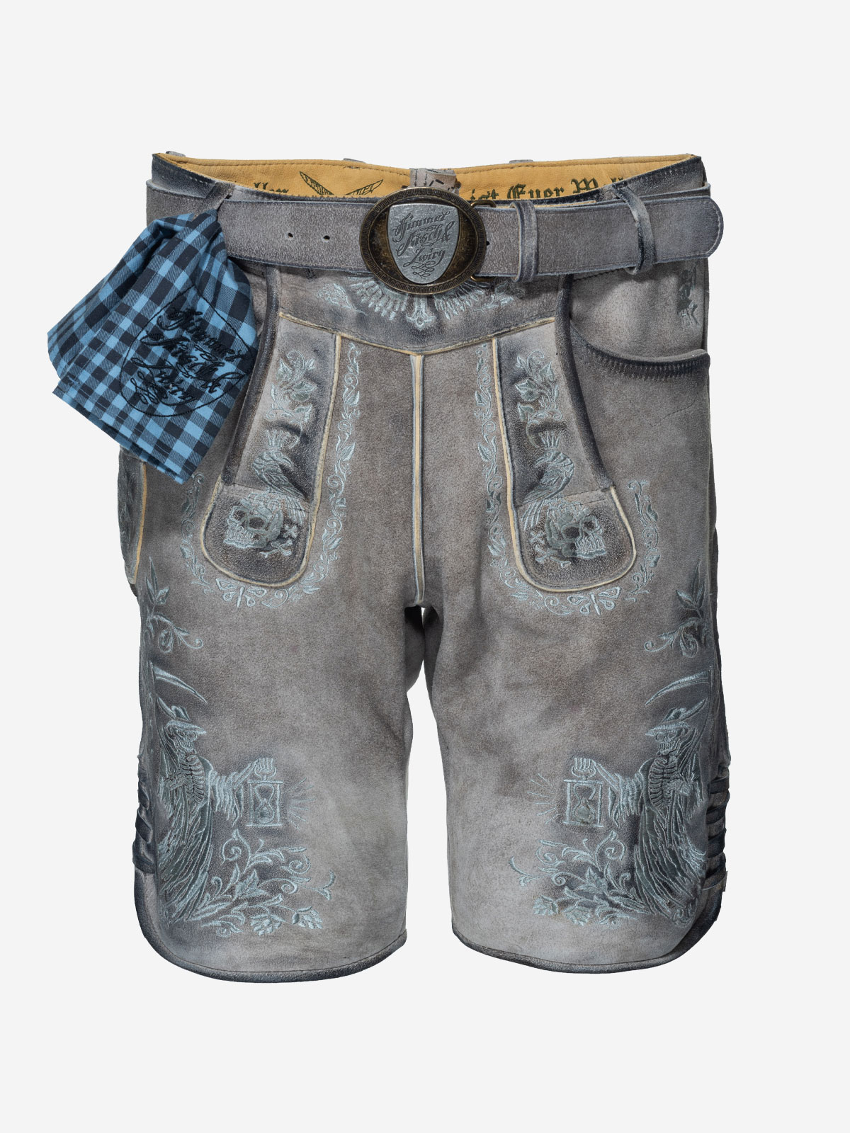 himmel-arsch-zwirn-boandl-zwanziger-lederhose-wildbock-g-rtel-2 image 1