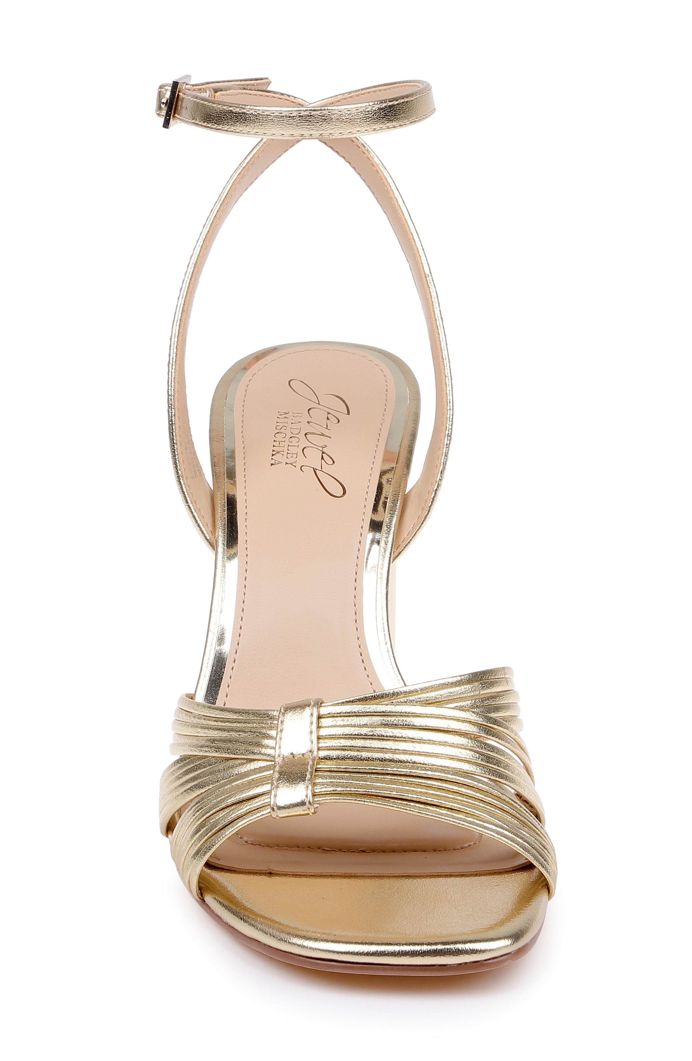 badgley-mischka-zaylee-sandale-gold-leder-blockabsatz-75mm image 4
