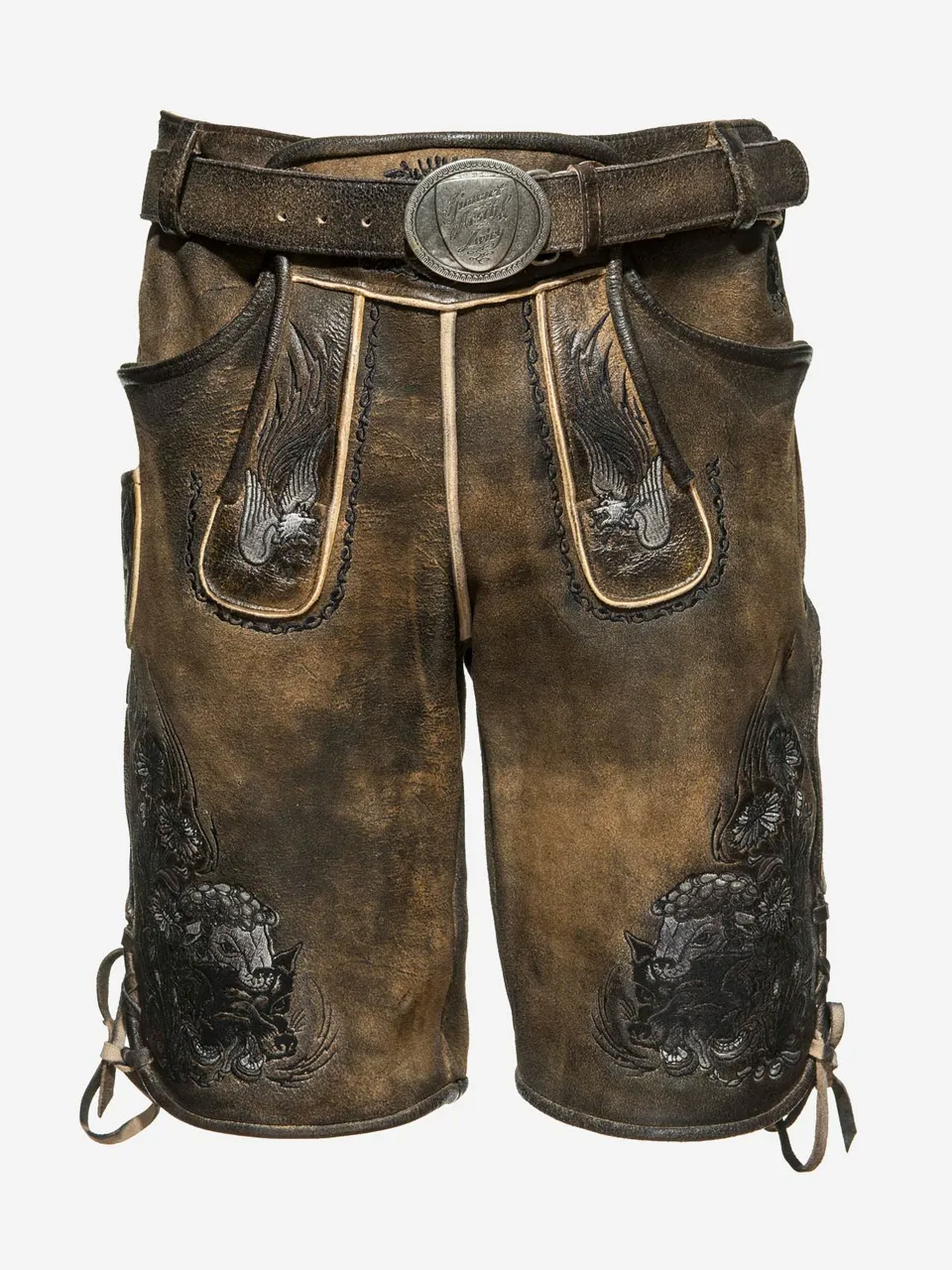 himmel-arsch-zwirn-wolf-im-schafspelz-lederhose-wildbock-g-rtel image 1