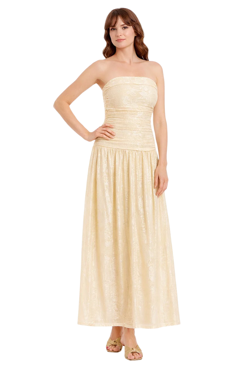 badgley-mischka-natasha-maxikleid-buttercup image 1