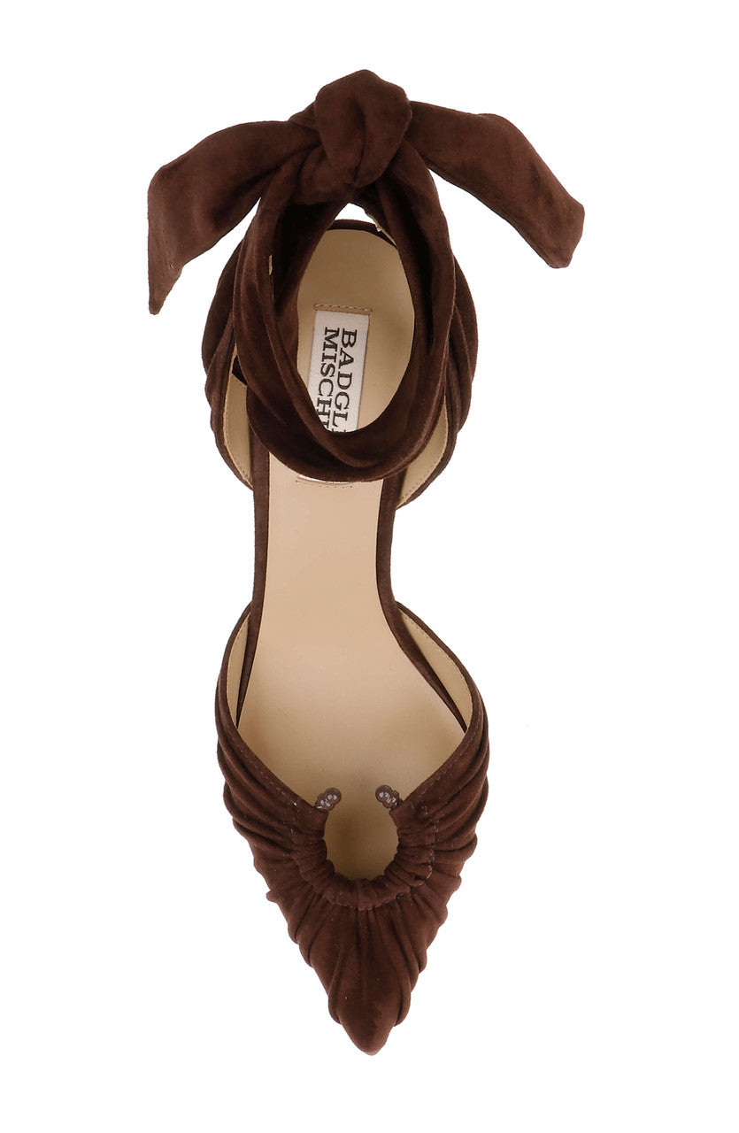 badgley-mischka-vania-ii-pumps-coffee-suede-mit-75-mm-absatz image 5