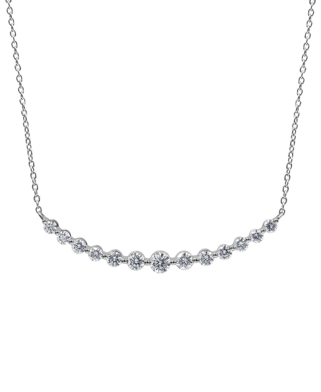 badgley-mischka-curved-bar-diamant-collier-14k-wei-gold image 1