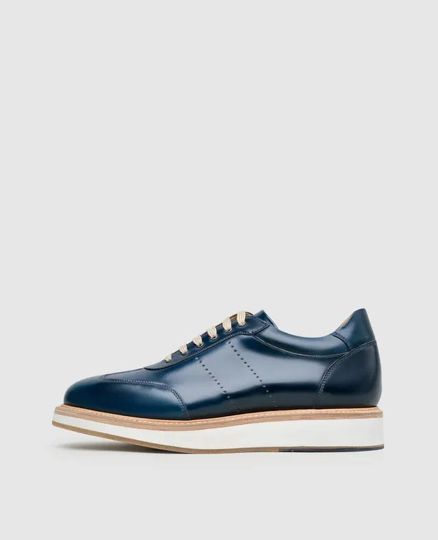 heinrich-dinkelacker-london-sneaker-c-low-navy-glattleder image 1