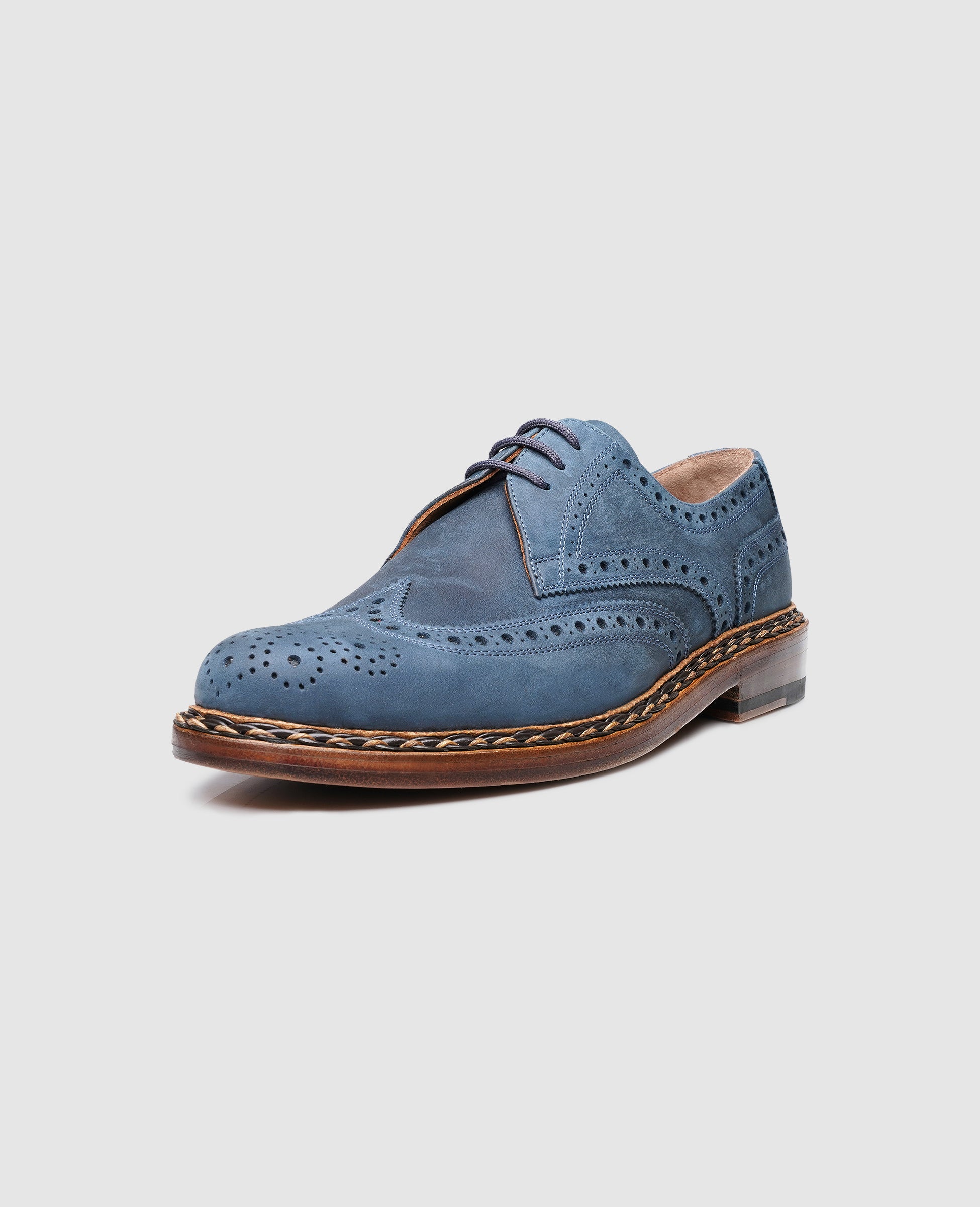 heinrich-dinkelacker-buda-full-brogue-j-herrenschuh-blau-nubuk image 2