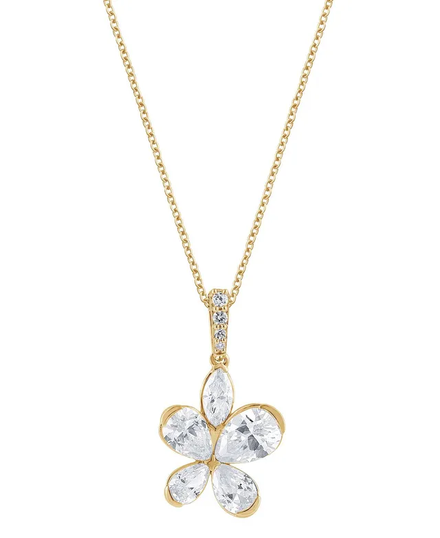 badgley-mischka-jewelry-butterfly-kette-gelbgold-14k image 1